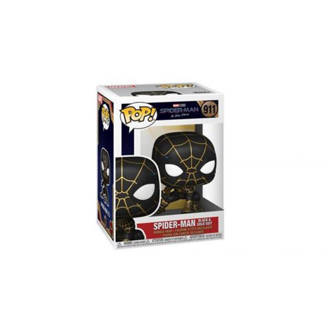 Funko - Figurine Funko Pop Spider Man No Way Home Black and Gold Suit - Animaux