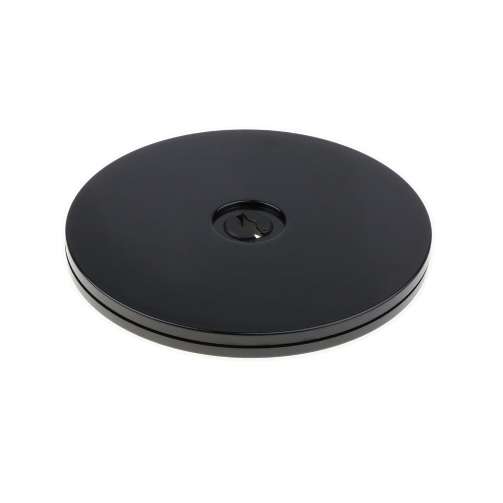 marque generique - 5 '' tourne-disque acrylique rotatif présentoir pour montres bijoux - noir - Voitures