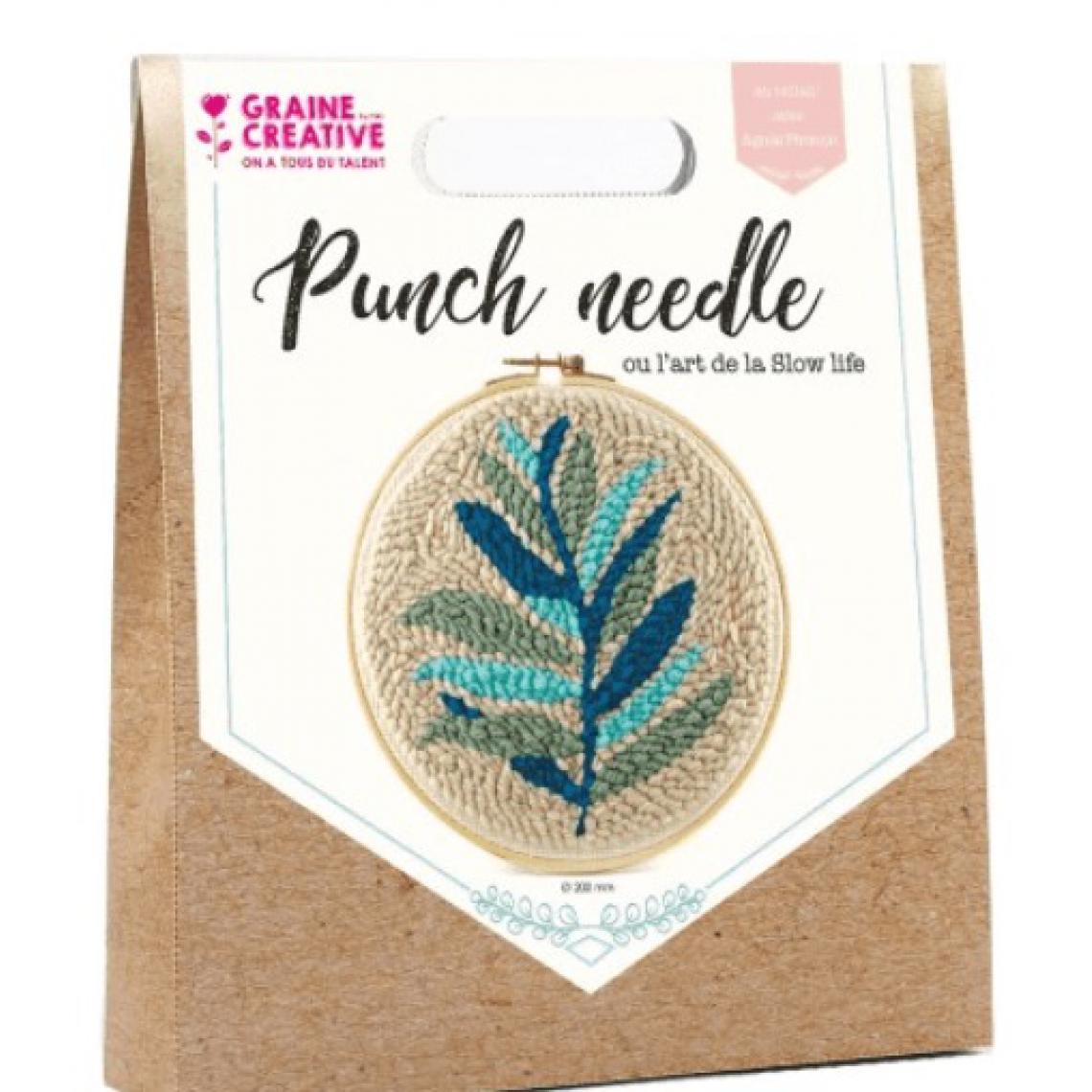 Graines Creatives - Kit punch needle feuillage - Perles