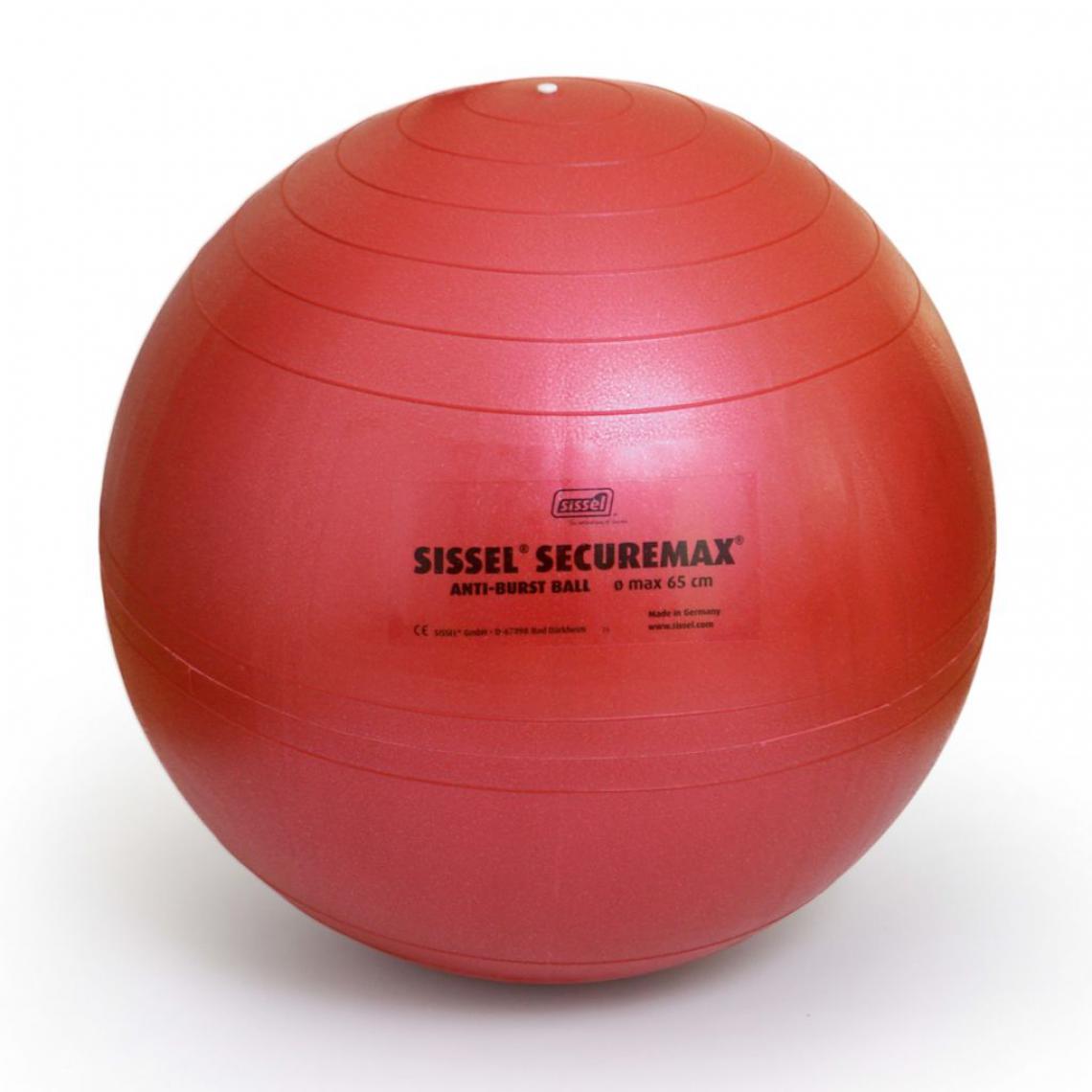 Sissel - Sissel Ballon d'exercice Securemax 55 cm Rouge SIS-160.011 - Jeux de balles