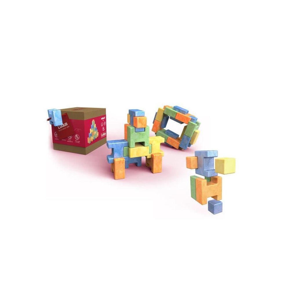 Mondo - LUDUS- Wally XL - Jeux assemblage en bois - Mixte - A partir de 3 ans - Briques et blocs