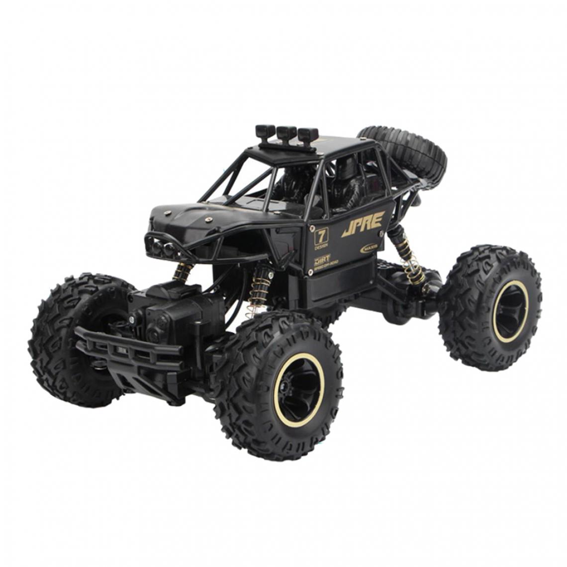 marque generique - 1:16 échelle 4WD RC Voiture 2.4G Radiocommande Monster Truck Jouets Pour Enfants Noir - Accessoires maquettes