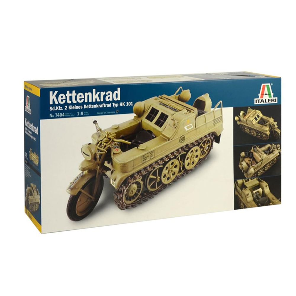 Italeri - Maquette véhicule militaire : Sd.Kfz. 2 HK 101 Kettenkrad - Voitures
