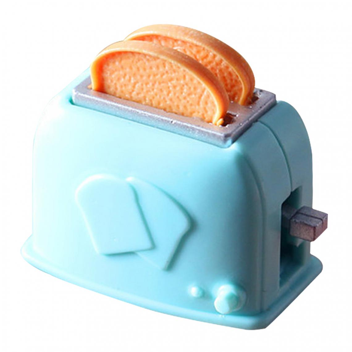marque generique - 1:12 Dollhouse Kitchen Appliance Mini Ustensiles De Cuisine Miniaturess Accessory Toaster - Maisons de poupées