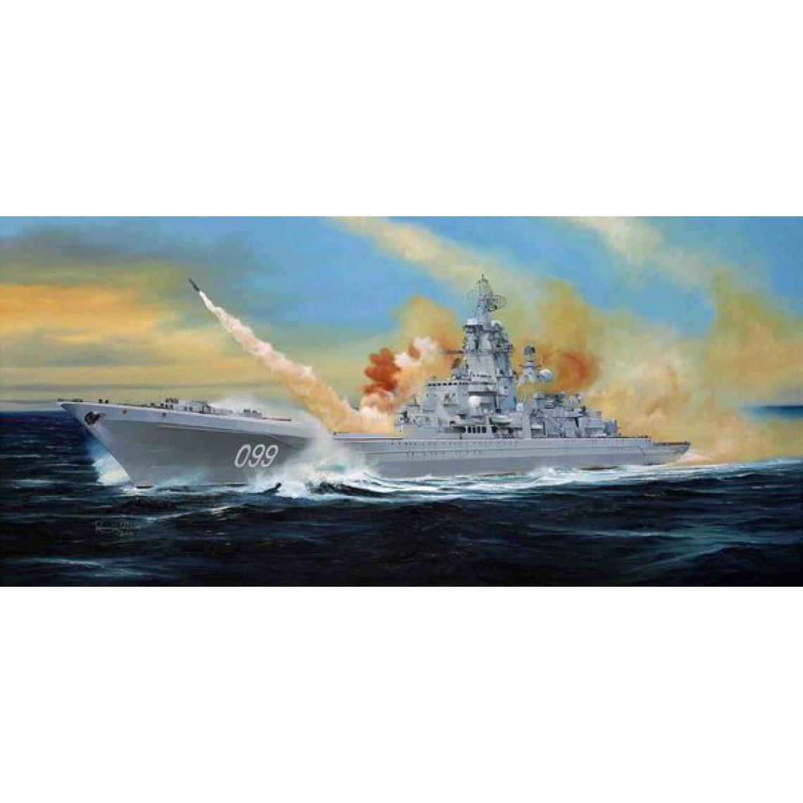Trumpeter - Russian battle cruiser Pyotr Velikiy Ex-Yuki Andropov- 1:350e - Trumpeter - Accessoires et pièces