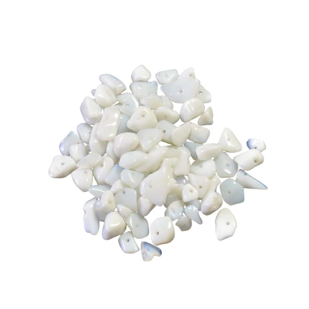 marque generique - 20g pierres naturelles perles lâches bijoux bricolage conclusions 7 # marbre blanc - Perles
