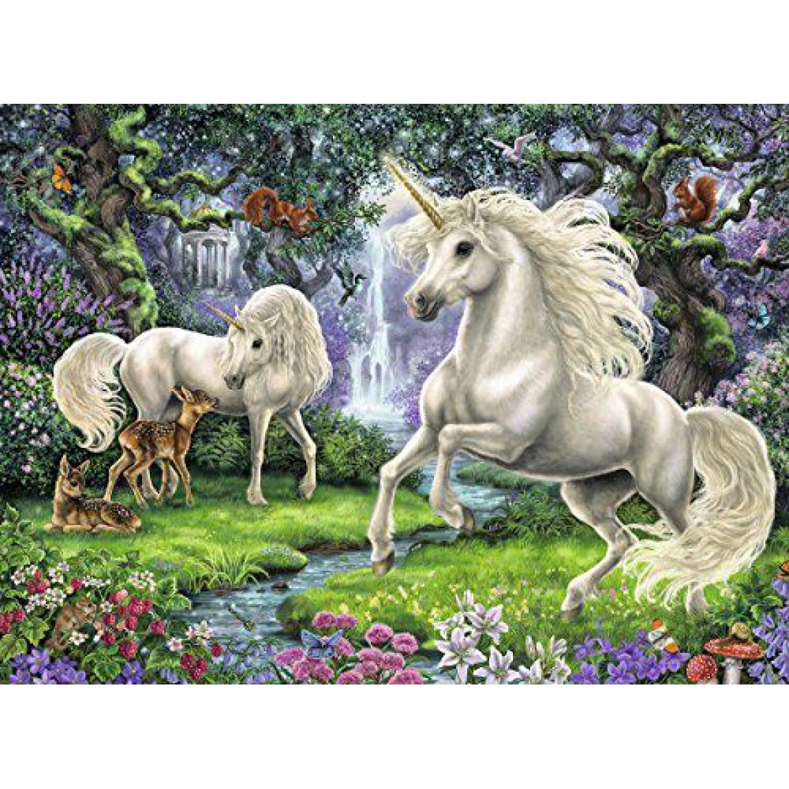 Inconnu - Ravensburger - 128389 - Puzzle ``Licornes Mystérieuses`` 200 Pièces - Animaux
