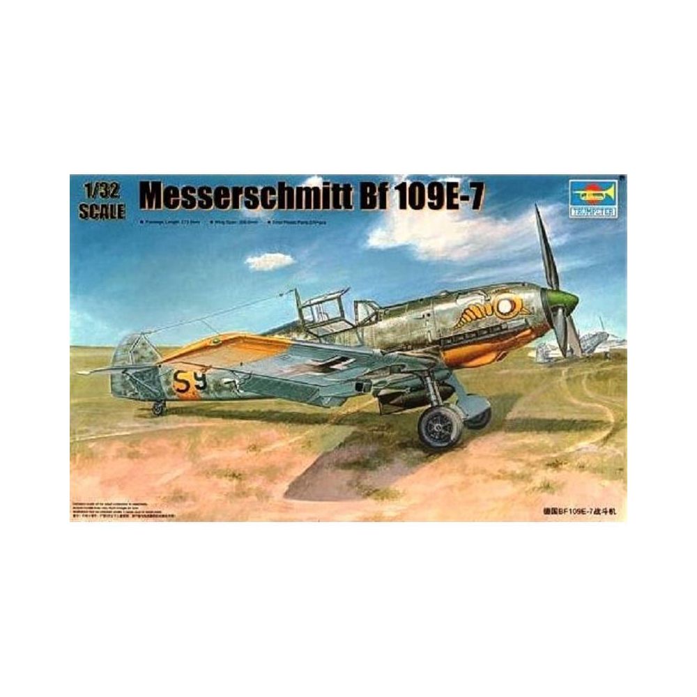 Trumpeter - Maquette Avion Messerschmitt Bf 109e-7 - Avions