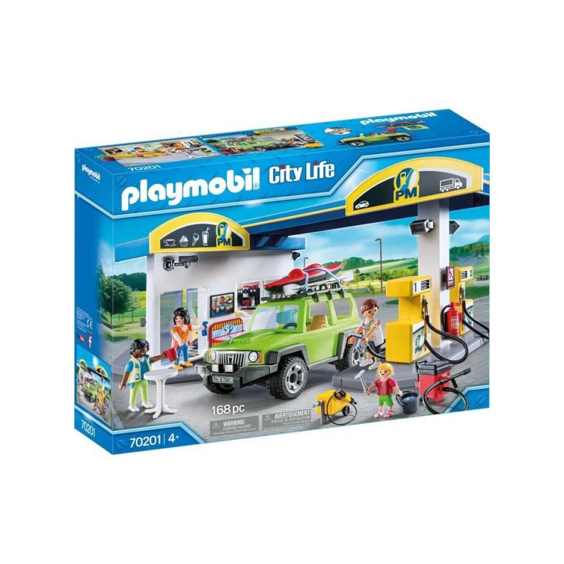 Playmobil - 70201 - Playmobil City Life - Station service - Playmobil