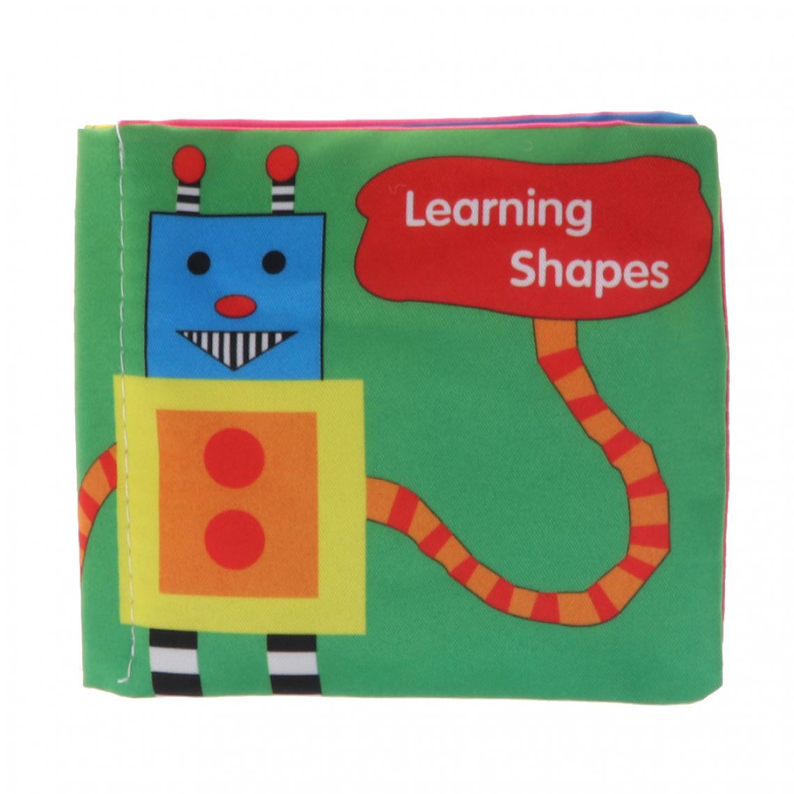 marque generique - Livre de développement pour bébé, 4 pages, couleur, forme, cognize, formes, jouets - Jeux éducatifs