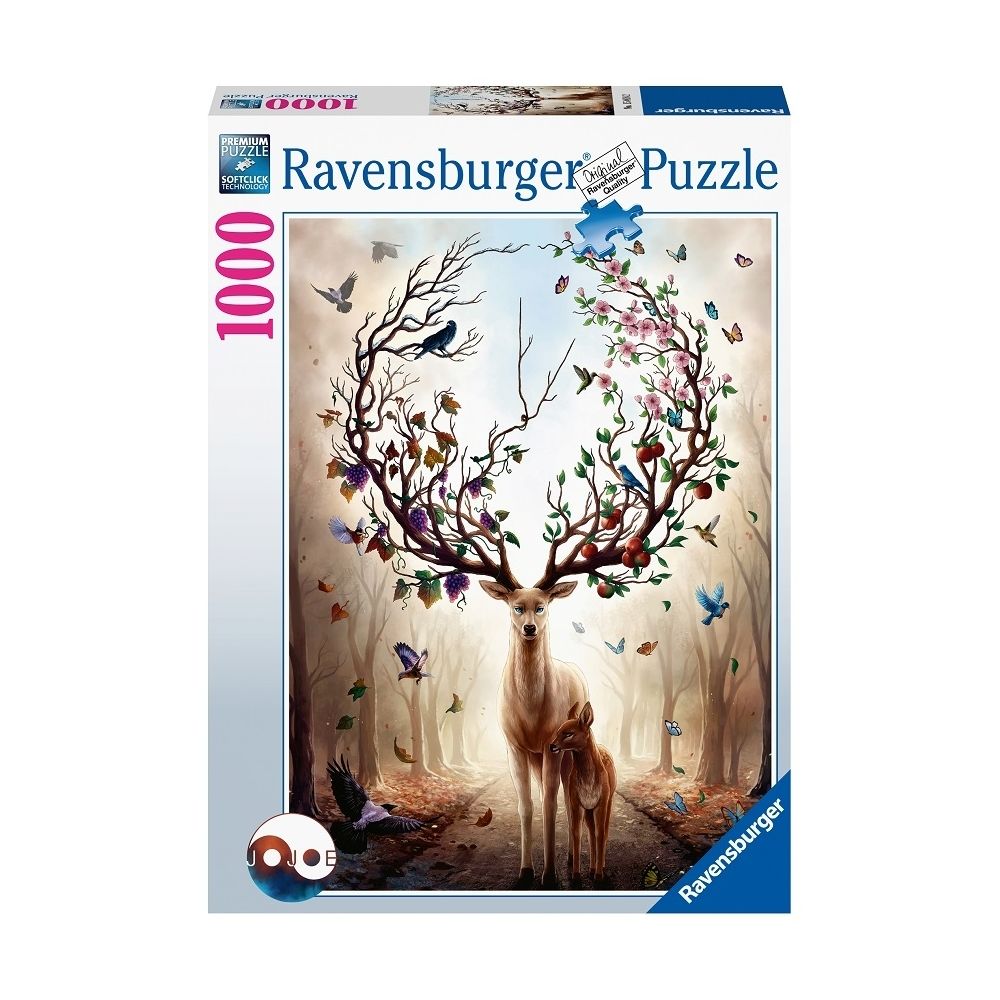 Ravensburger - Ravensburger - Puzzle Classique Adultes - Puzzle 1000 p - Cerf fantastique - 70x50cm - 15018 - Animaux