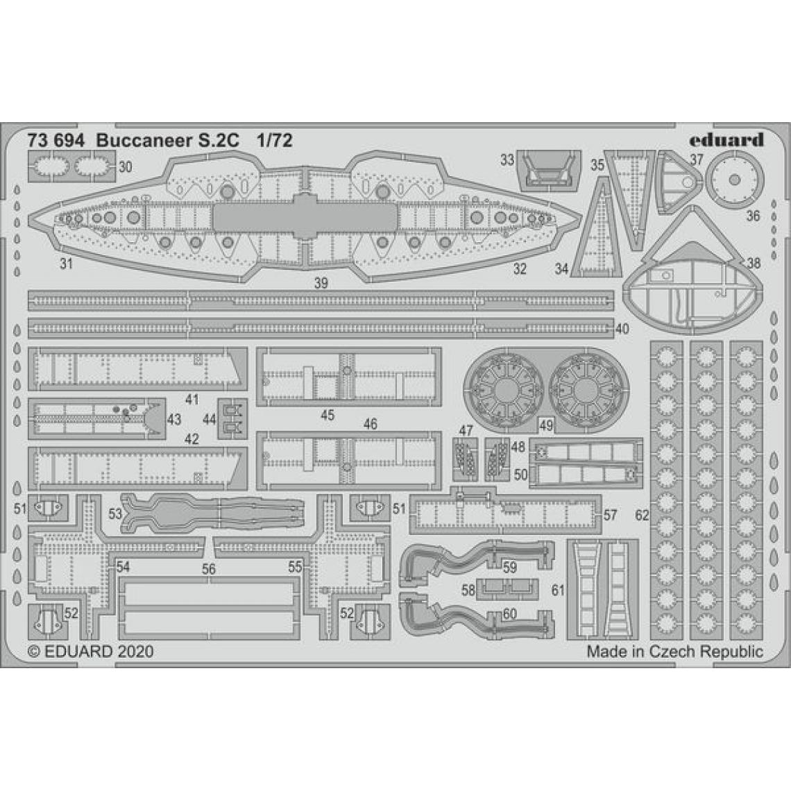 Eduard - Buccaneer S.2C for Airfix - 1:72e - Eduard Accessories - Accessoires et pièces
