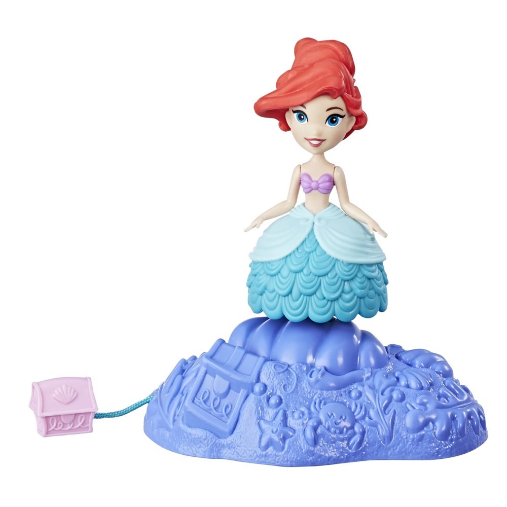 Hasbro - Mini poupée Princesse Disney : Magical Movers : Ariel la petite sirène - Mini-poupées