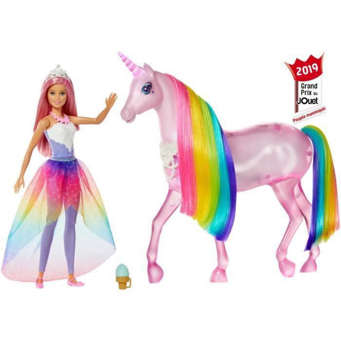 Mattel - Barbie et sa licorne magique - Poupées mannequins