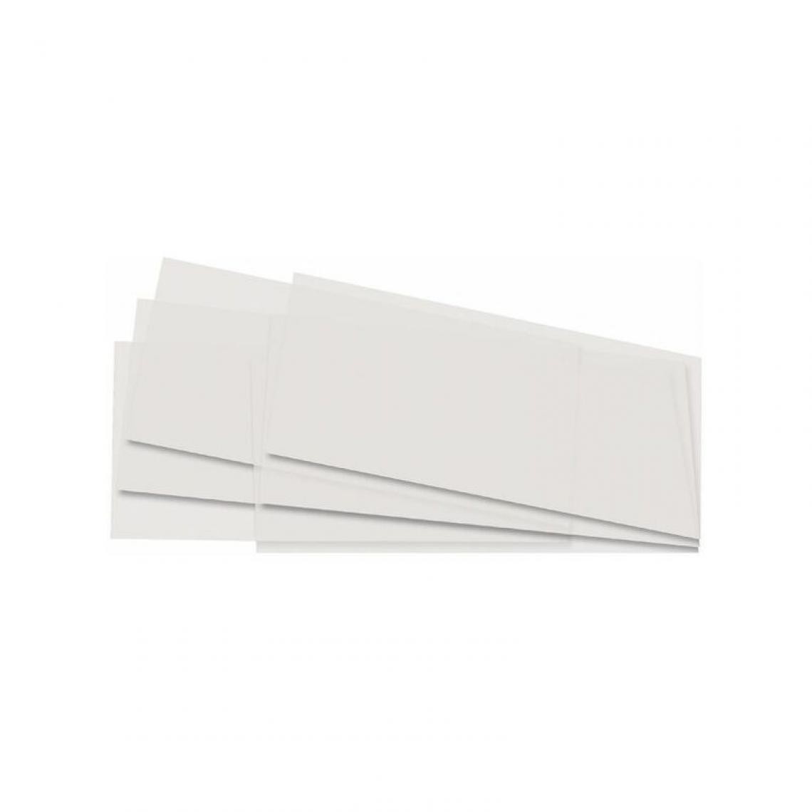 Folia - folia Découpes de papier transparent , 220 x 510 mm, blanc () - Bricolage et jardinage