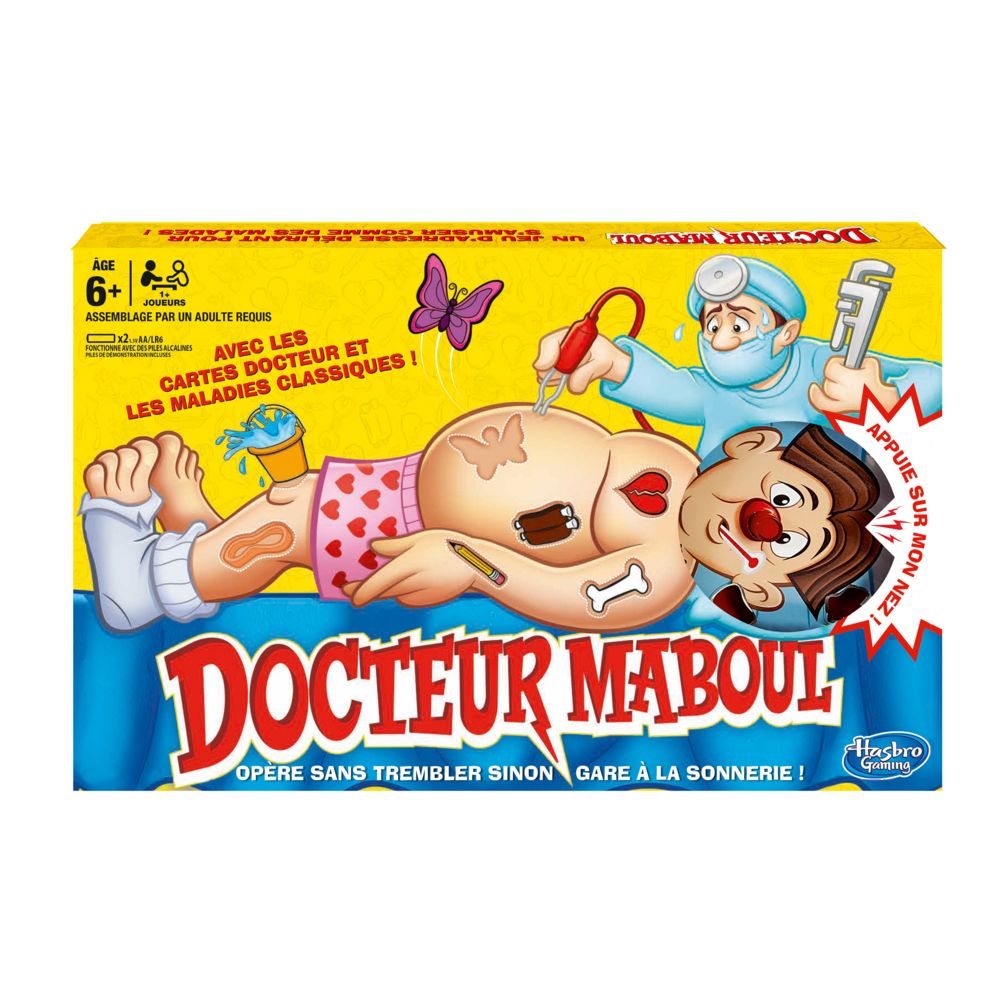 Hasbro - Jeu de société - Docteur Maboul - B21764470 - Jeux d'adresse