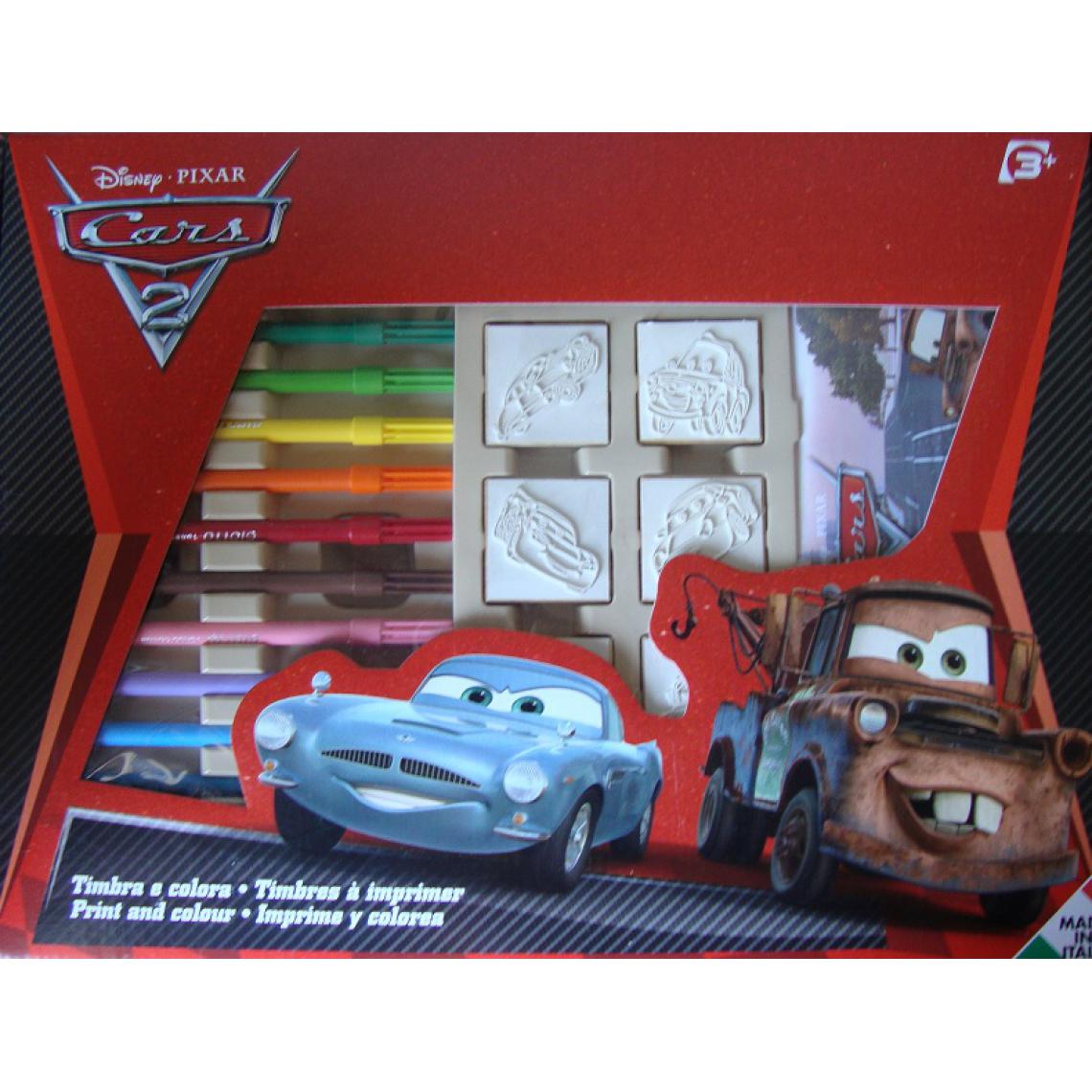 Multiprint - Disney Cars 4823 - Set de tamponnage illustrés Cars de Disney Pixar - Dessin et peinture