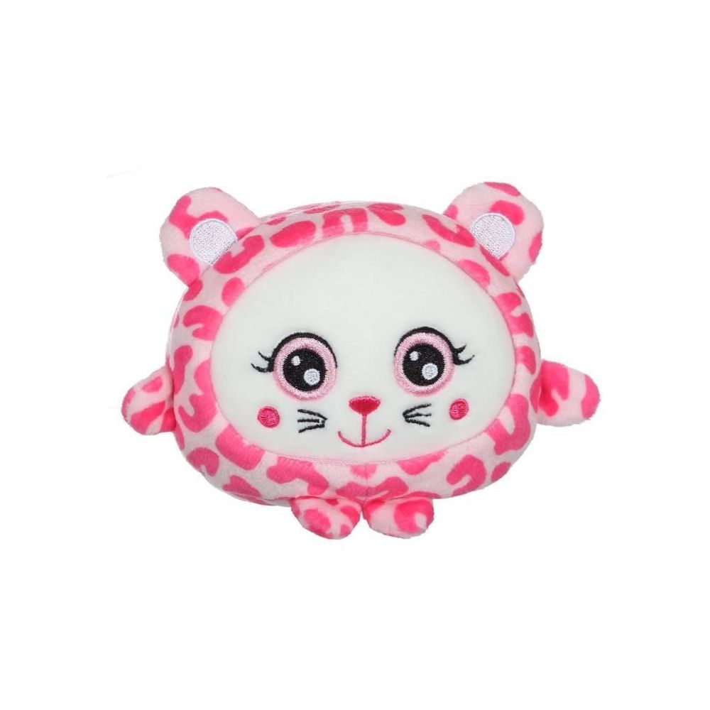 Icaverne - PELUCHE - peluche squishimals 10 cm guépard rose Pinky - Animaux