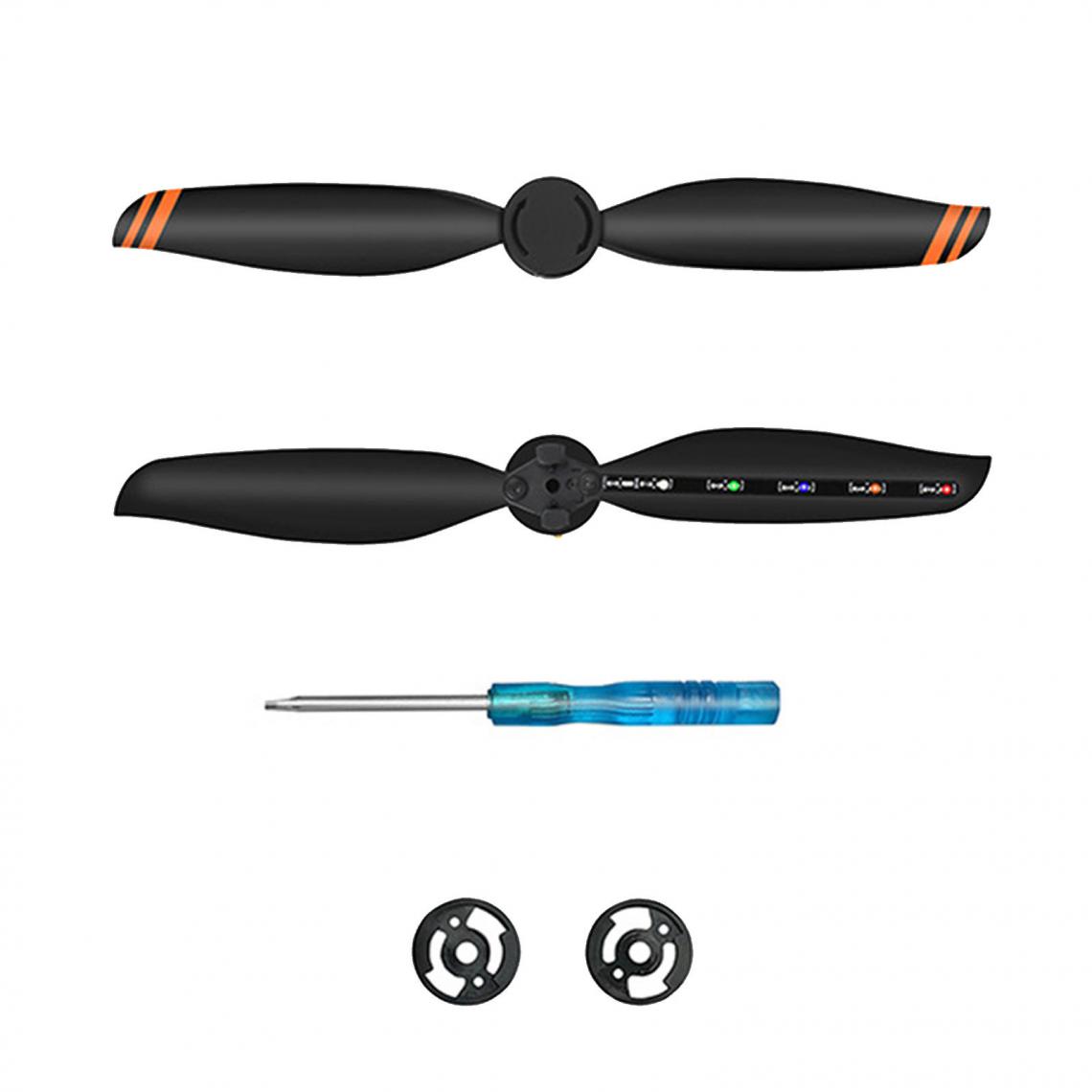 marque generique - Pièces de rechange de vis d'hélice pliantes pour drone silencieux - Accessoires et pièces