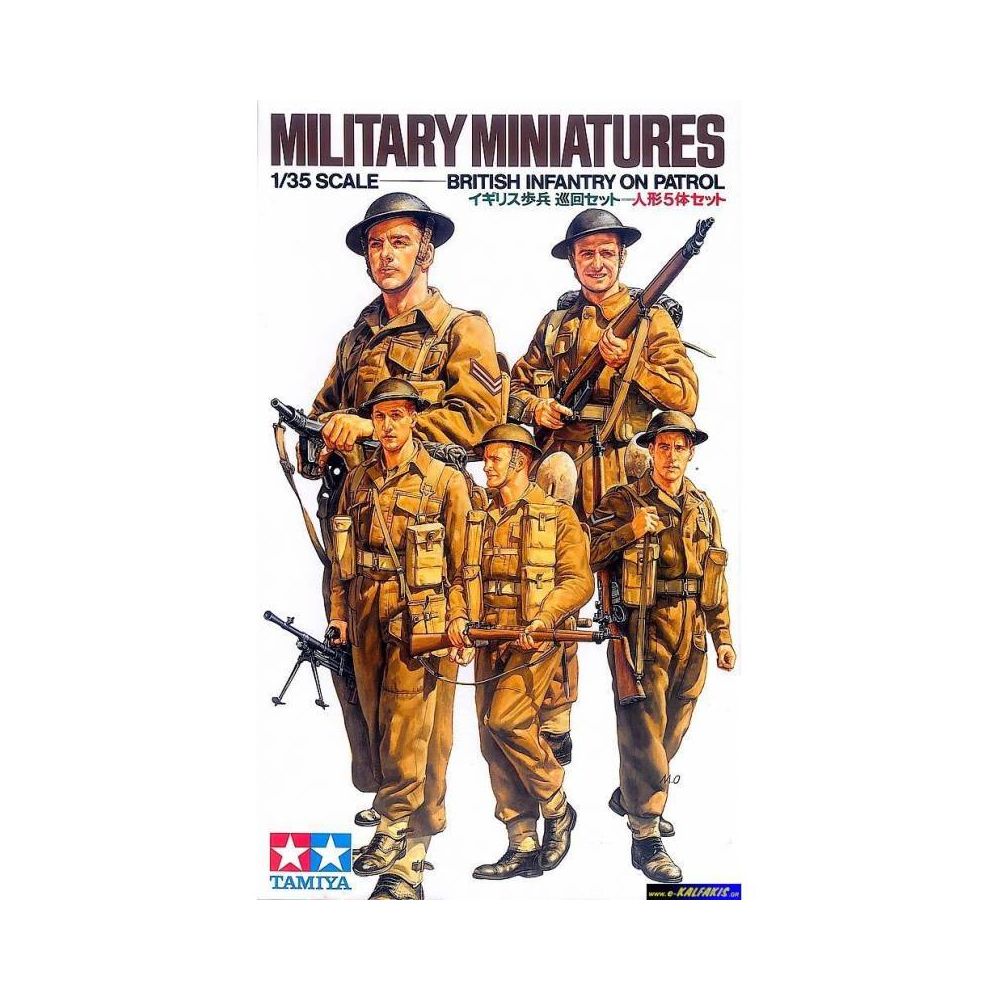 Tamiya - Figurine Mignature British Infantry On Patrol - Figurines militaires