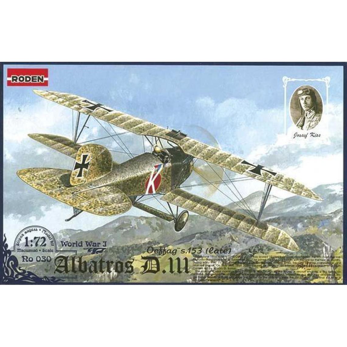 Roden - Albatros D.III Oeffag s.153(late) - 1:72e - Roden - Accessoires et pièces