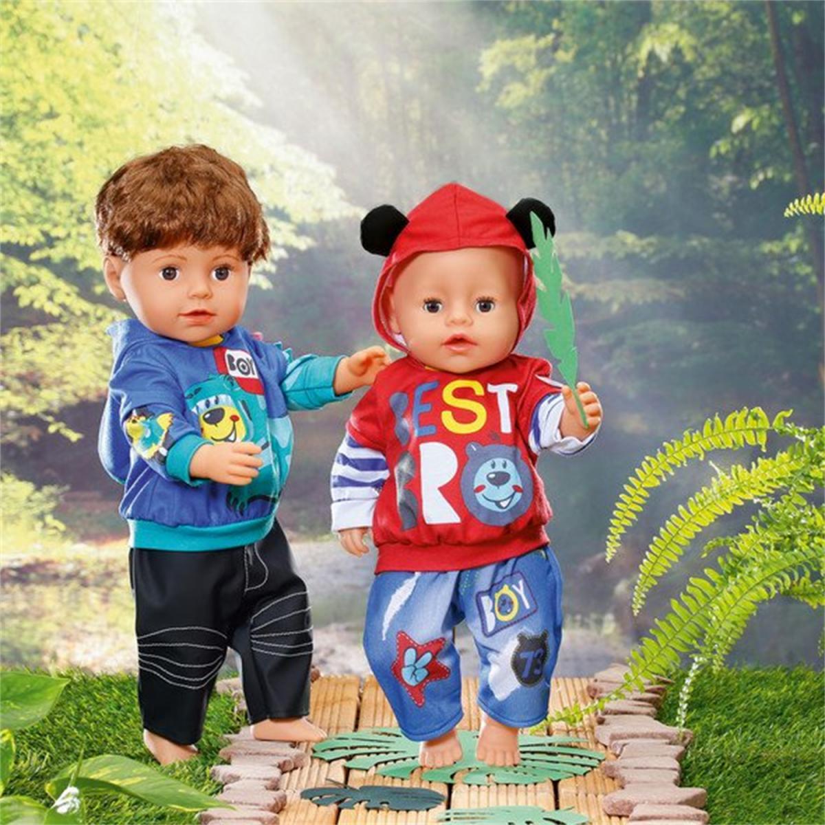 Zapf Creation - Zapf Creation 828199 - BABY Born Ensemble de loisir garçon pour poupée de 43 cm - Maisons de poupées