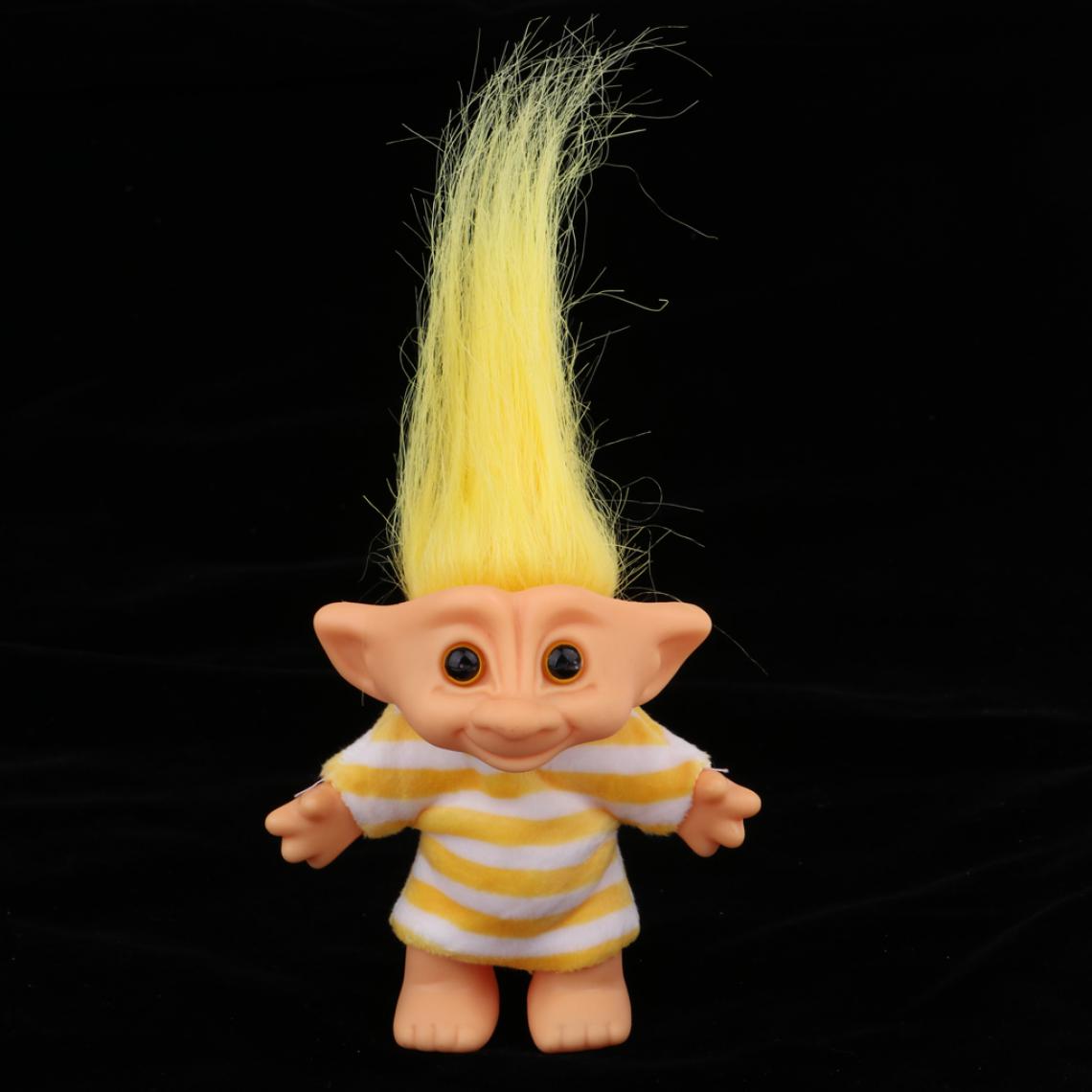 marque generique - poupées délicates troll chanceux mini figurines d'action décorations de gâteaux de jouets # 7 - Poupons