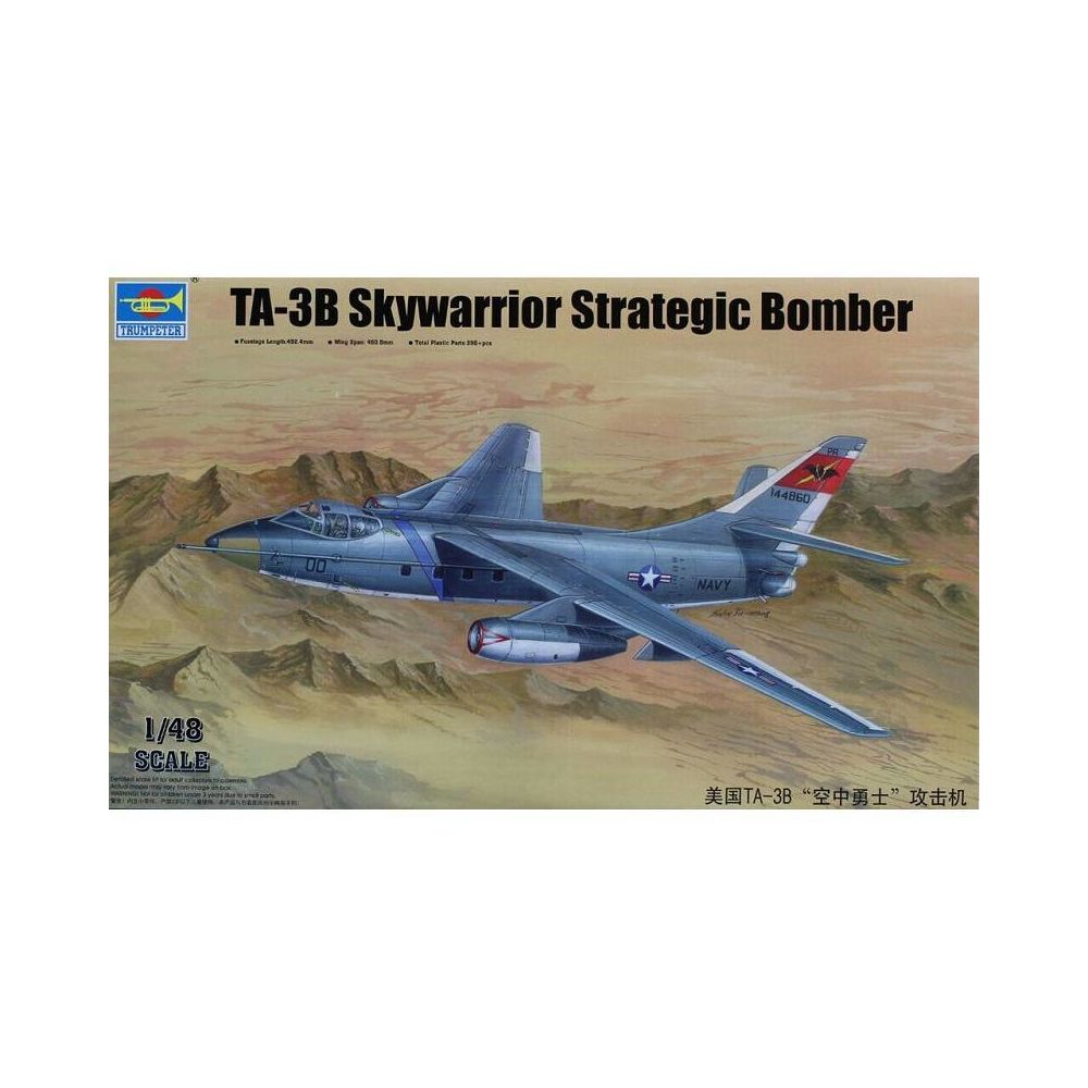 Trumpeter - Maquette Avion Ta-3b Skywarrior Strategic Bomber - Avions