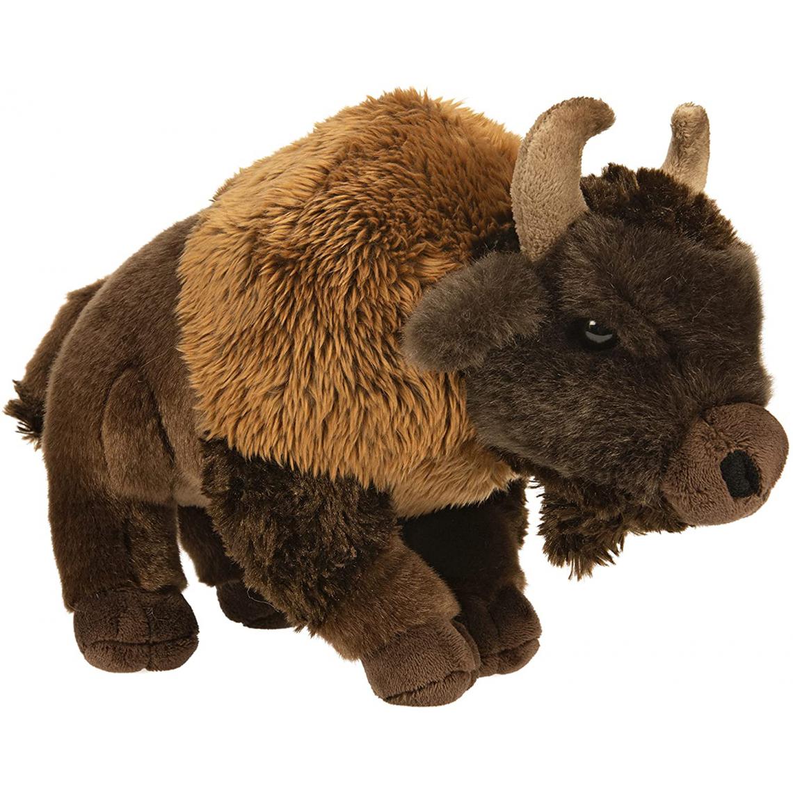 Uni-Toys - peluche Bison de 29 cm marron - Animaux
