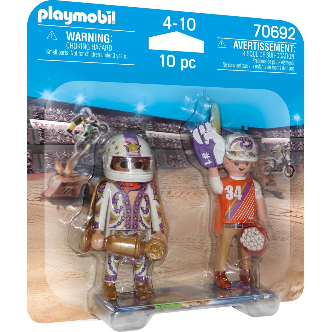 Playmobil - PLAYMOBIL 70692 - DuoPack Stunt Show Team - Playmobil