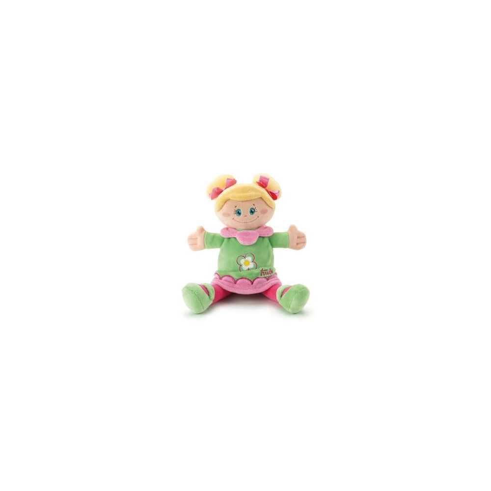 Trudi - Trudi Rag Plush Doll Green Newborn - Peluches interactives