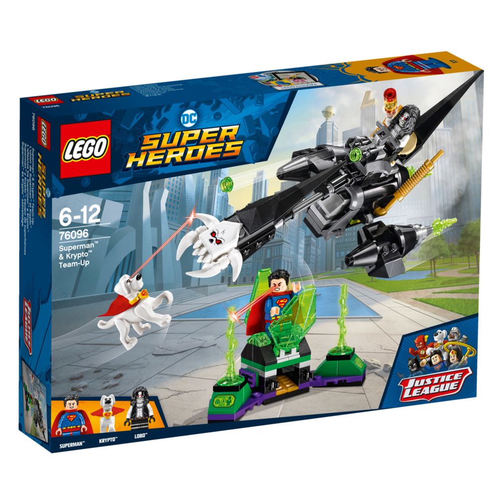 Lego - LEGO® DC Comics Super Heroes - L'union de Superman™ et Krypto™ - 76096 - Briques Lego