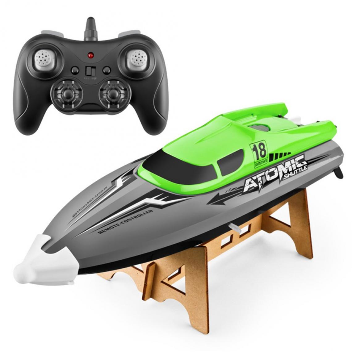 Universal - 2.4g High Speed Remote Control Boat(Green) - Bateaux RC