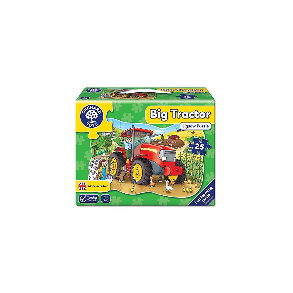 Orchard Toys - Big Tractor Shaped Floor Puzzle - Accessoires Puzzles