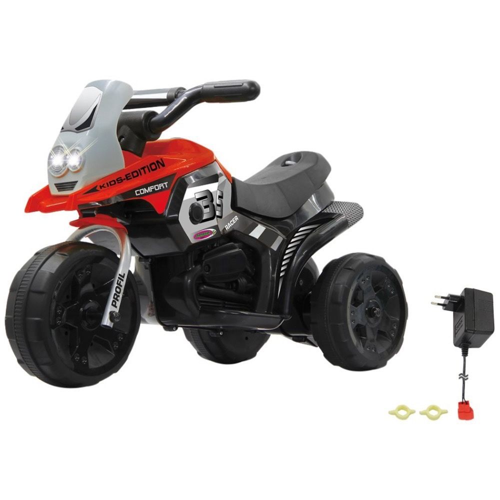 Jamara - Moto Électrique 6V E-Trike Racer Rouge 460227 - Voitures RC