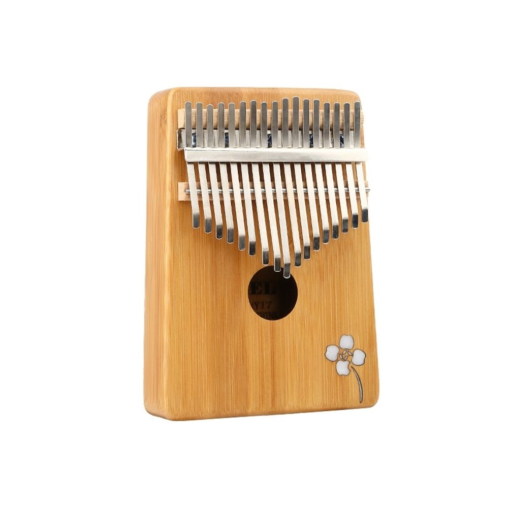 Wewoo - Pouce Piano Kalimba Finger 17-tone Débutant Entrée Instrument de Musique Portable Golden bamboo - Instruments de musique
