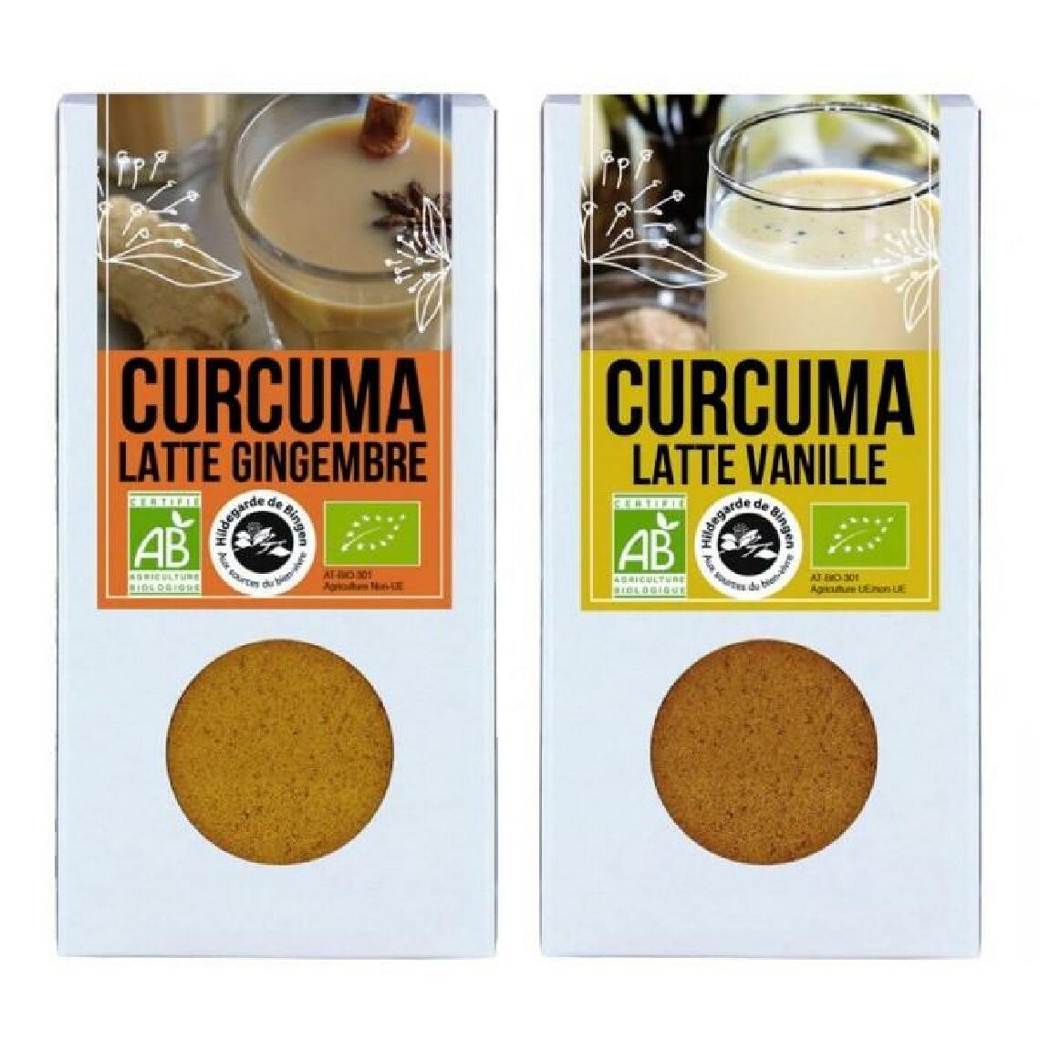 Aromandise - Duo de Latte - curcuma-gingembre & curcuma-vanille - Kits créatifs