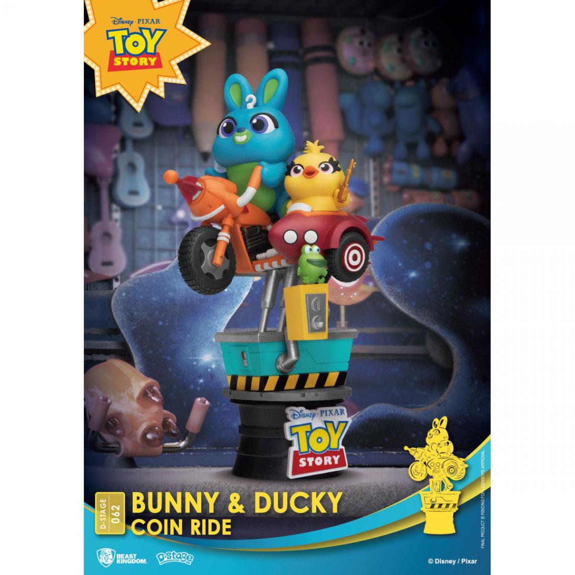Beast Kingdom Toys - Disney Coin Ride Series - Diorama D-Stage Bunny & Ducky 16 cm - Mangas