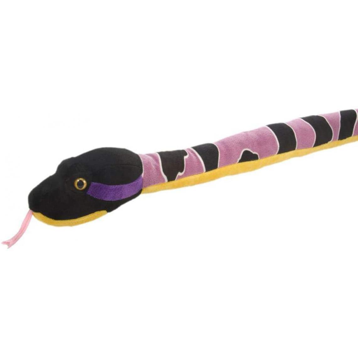 Wild Republic - peluche serpent Timber Rattle de 137 cm coloré - Animaux