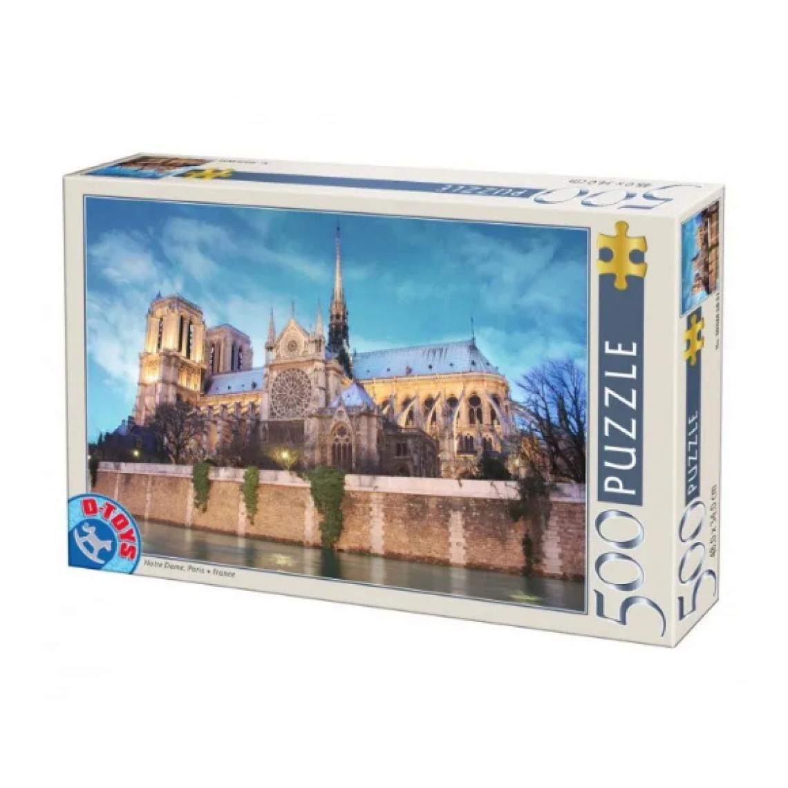 D-Toys - Puzzle Cathedrale Notre Dame 500 pieces - Animaux