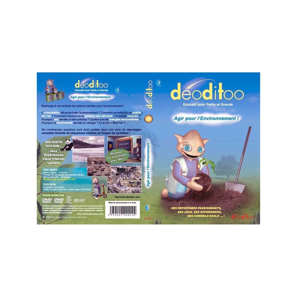 Deoditoo - Deoditoo Agir pour l'Environnement ! - Jeux éducatifs
