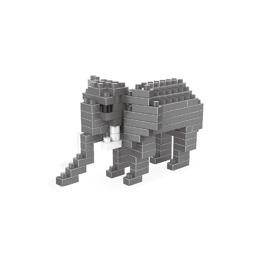 Wewoo - Jeu construction DIY Éléphant modèle en plastique particule de diamant bloc assemblé jouets Lego - Briques et blocs
