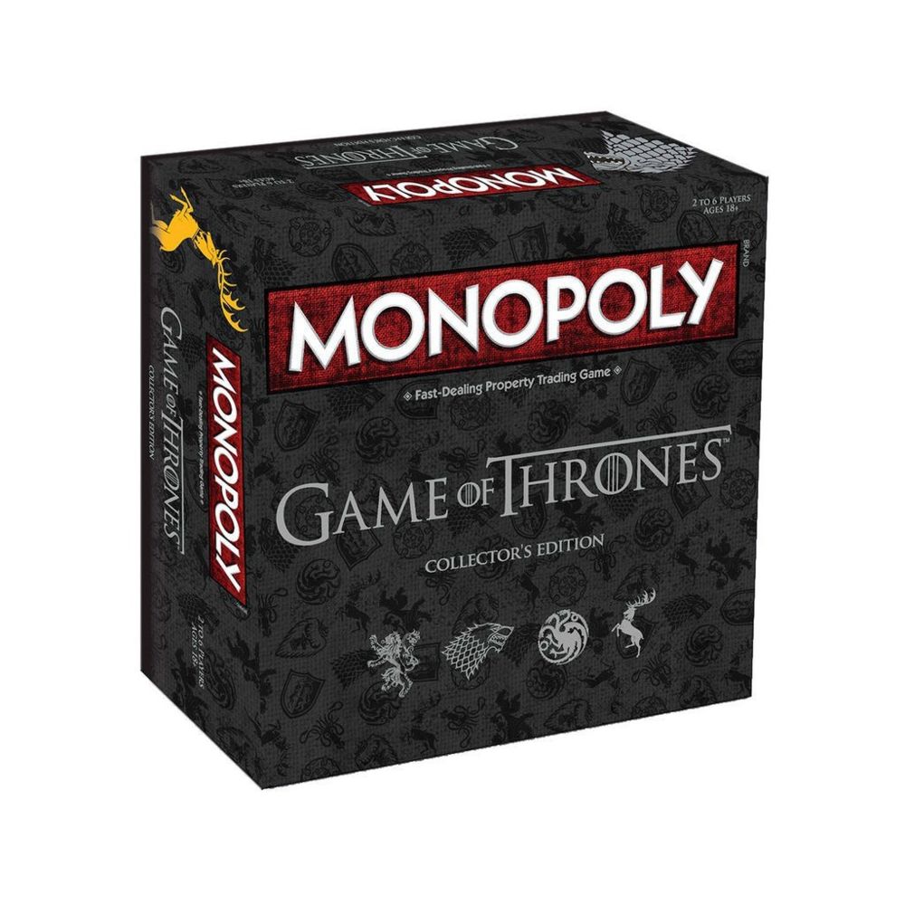 marque generique - ELEVEN FORCE - Jeu Monopoly Jeu de Game of Thrones edition Bone version Espagnol - Les grands classiques