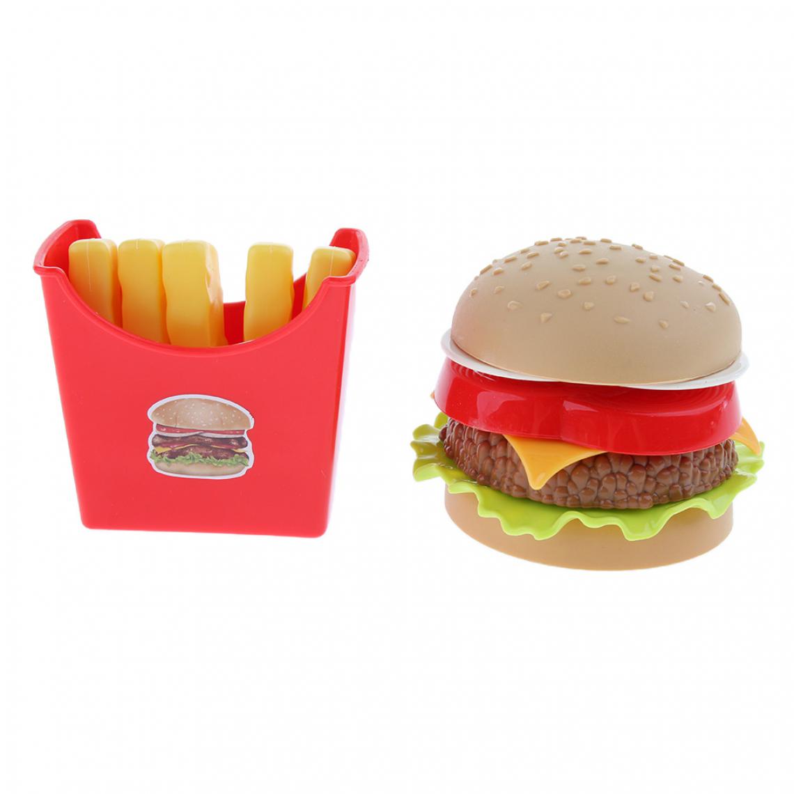 marque generique - simulation cuisine jouer alimentaire collation jeu de rôle faire semblant jouet hamburger chips - Bricolage et jardinage