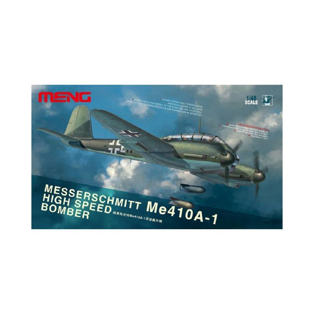 Meng - Maquette Avion Messerschmitt Me410a-1 High Speed Bomber - Avions