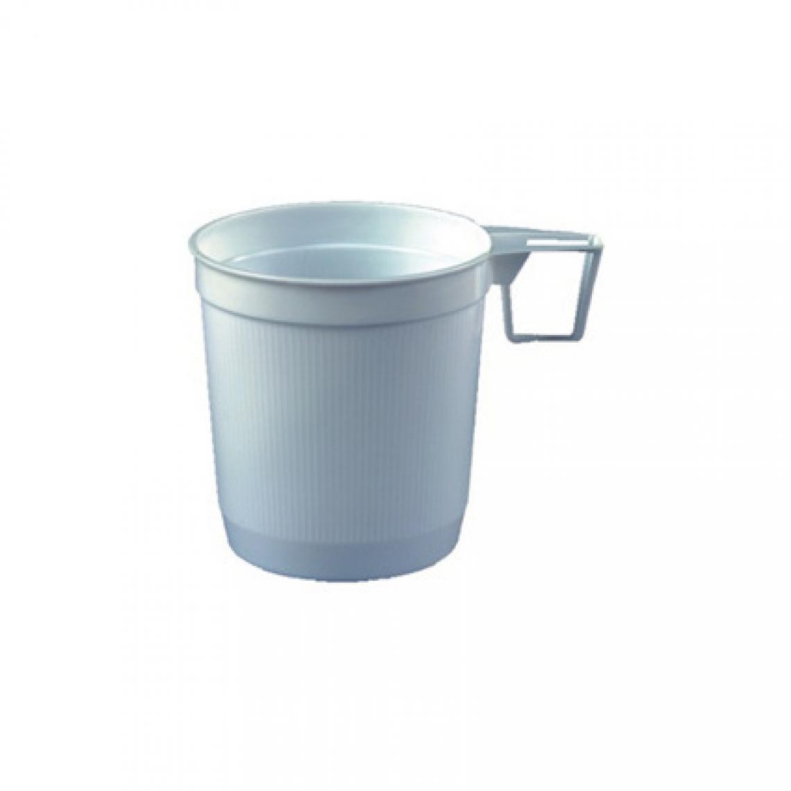 Starpak - STARPAK Tasse de café en plastique, 0,25 l, blanc, 40 pièces () - Cuisine et ménage