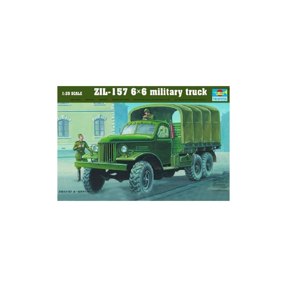 Trumpeter - Maquette Camion Zil-157 6x6 Military Truck - Camions