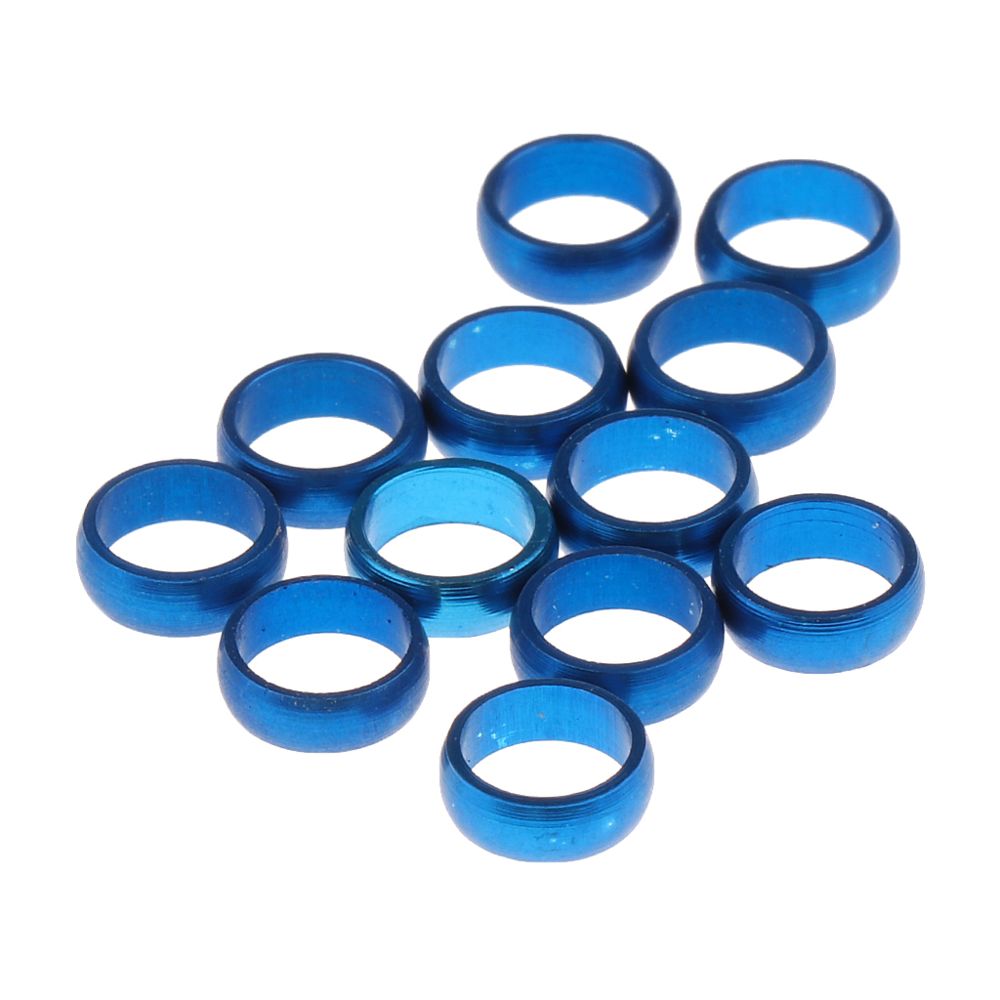 marque generique - 12 morceaux dart sharft protéger les vols o anneaux rechange pince anneau bleu - Accessoires fléchettes