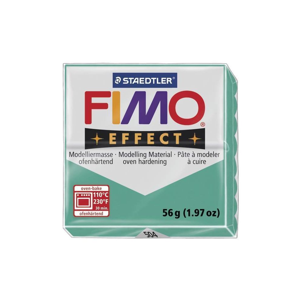 Fimo - Pâte Fimo 57 g Effect Translucide Vert 8020.504 - Fimo - Modelage