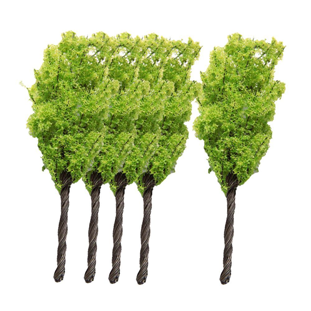 marque generique - 5pcs architecture paysage modèle arbres train chemin de fer paysage ho échelle 10 cm - Accessoires maquettes